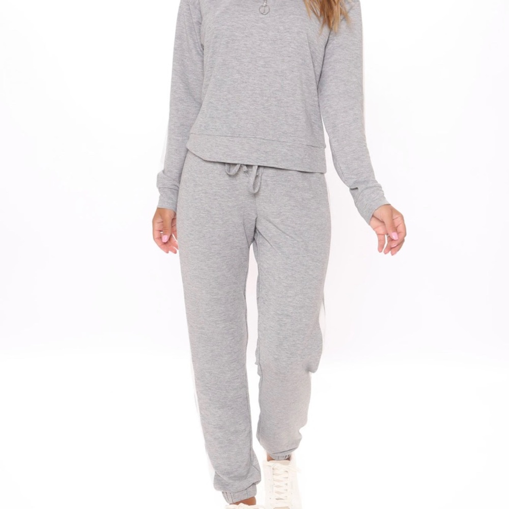 Jogger Set - Heather Grey